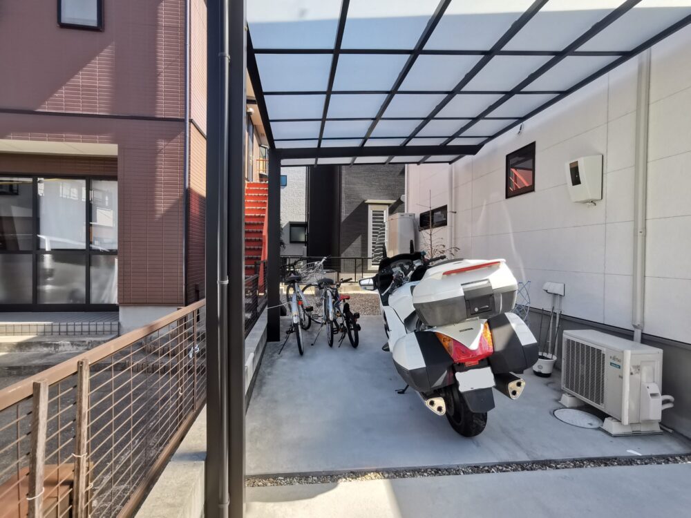 頑丈な作りのガレージで、雨風はもちろん防犯性もバッチリ！【天白区 K様邸】|施工前